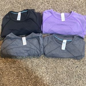 4 swiftly techs 3 long sleeve one short sleeve